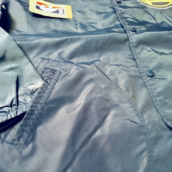 🆕 🔥M&N Golden State Warriors Coaches Jacket☄️🏀 - Picture 6 of 7